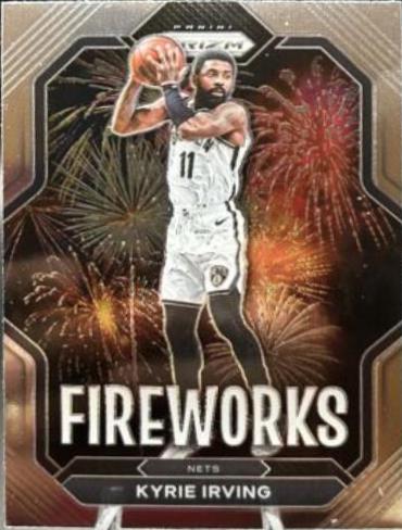 Kyrie Irving #2 Basketball Cards 2022 Panini Prizm Fireworks
