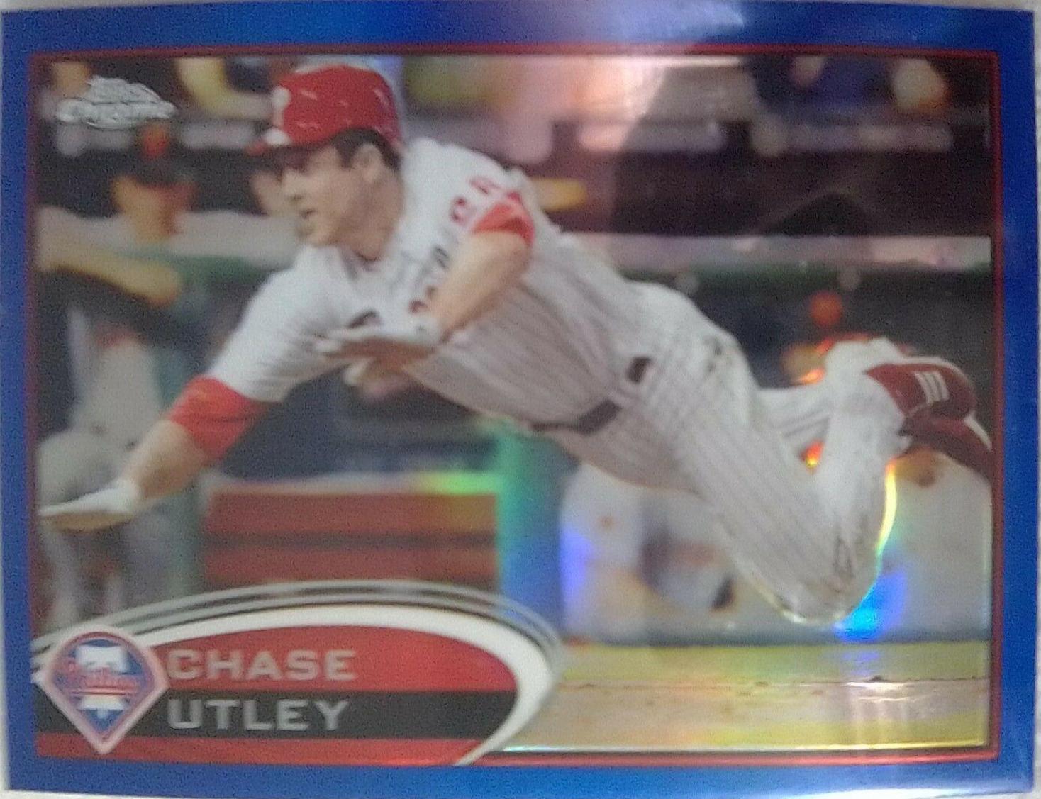 Chase Utley [Blue Refractor] #25