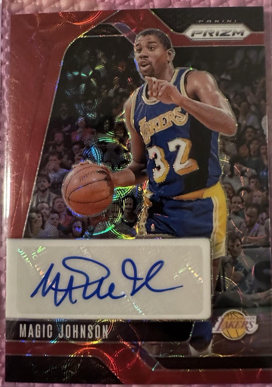 Magic Johnson #SIG-MJL Prices | 2024 Panini Prizm Signature