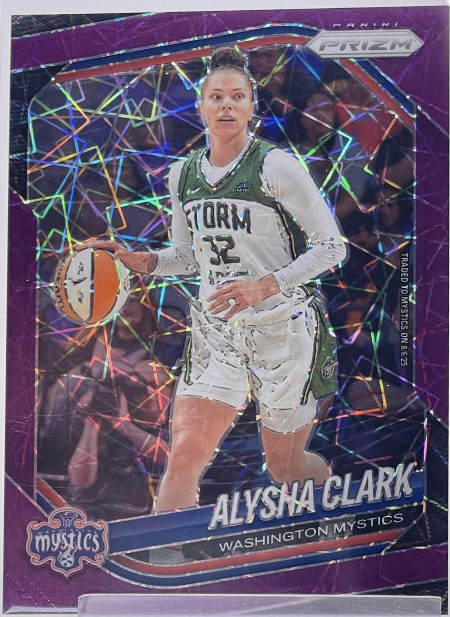 Alysha Clark [Purple Velocity] #129