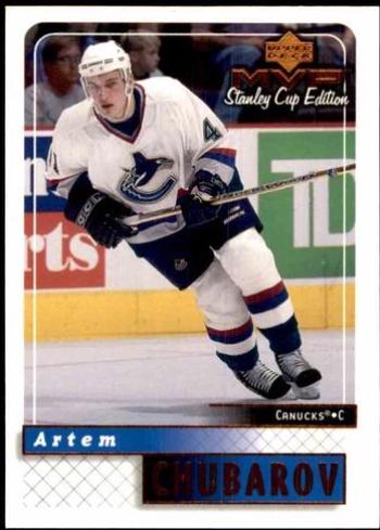 Artem Chubarov #186 Hockey Cards 1999 Upper Deck MVP Stanley Cup Edition