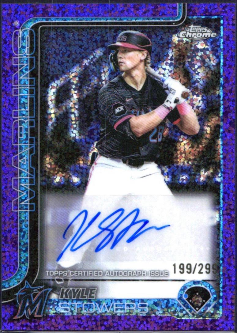 Kyle Stowers [Purple Speckle Refractor] #AC-KS