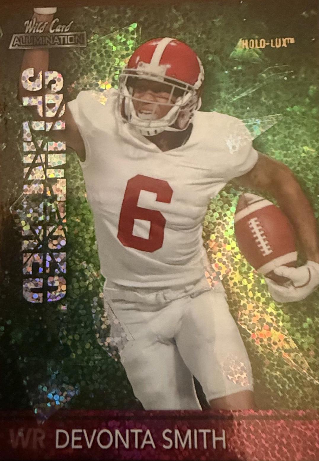 Devonta Smith #SP-16 2021 Wild Card Alumination Splintered Football