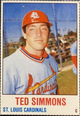 Ted Simmons #65 1978 Hostess Baseball