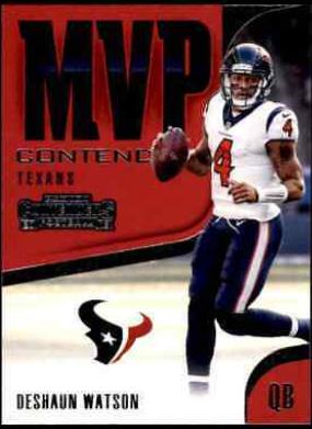 Deshaun Watson Football Cards 2018 Panini Contenders MVP