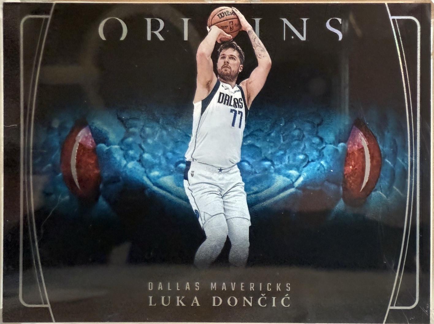 Luka Doncic #3 Basketball Cards 2024 Panini Origins Snake Eyes