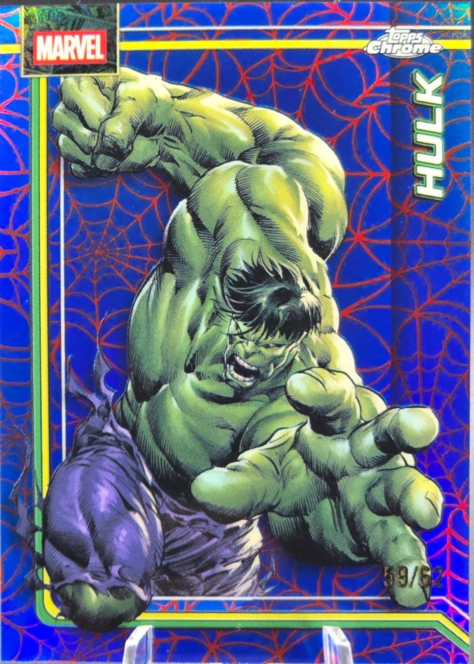 Hulk Spider-Web Red/Blue Refractor