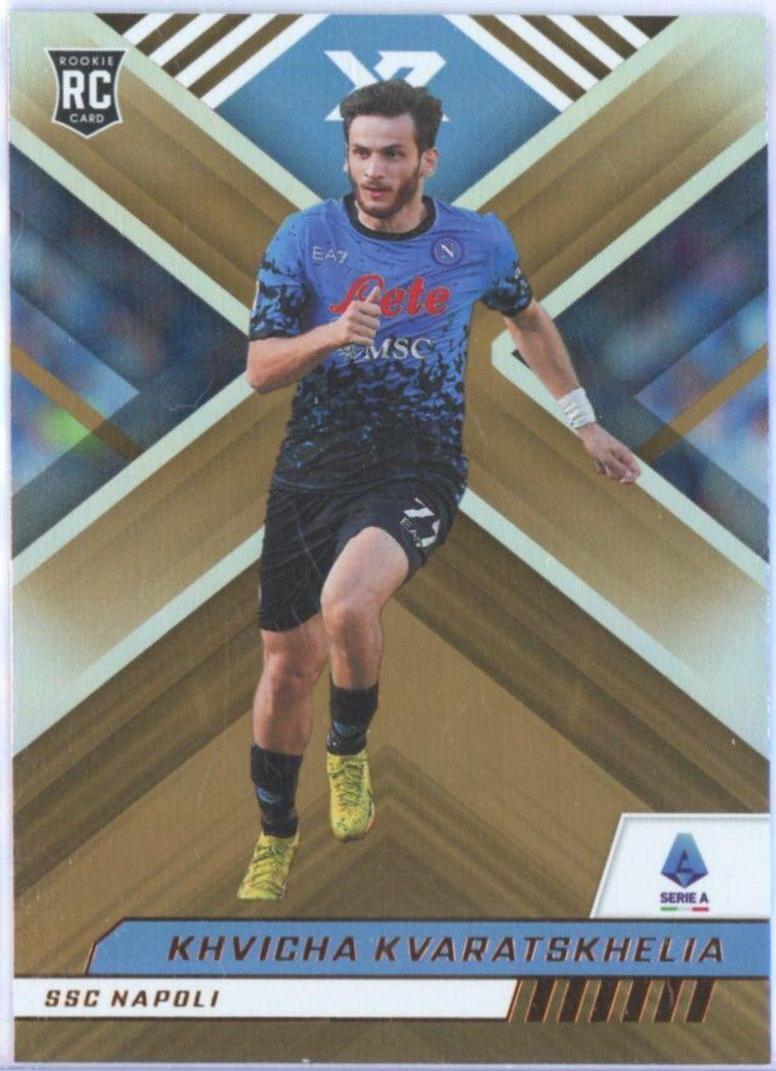Khvicha Kvaratskhelia #118 Soccer Cards 2022 Panini Chronicles Serie A