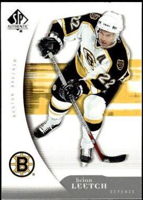 Brian Leetch #9 Hockey Cards 2005 SP Authentic