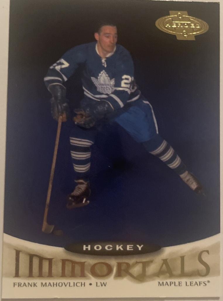 Frank Mahovlich #138 2000 Upper Deck Heroes Hockey