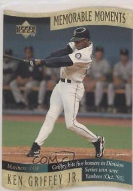 Ken Griffey Jr #9 Baseball Cards 1997 Upper Deck Memorable Moments