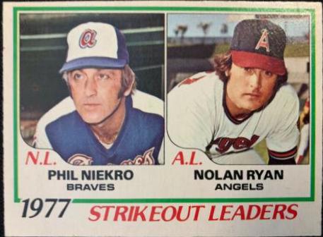 Strikeout Leaders #6 Baseball Cards 1978 O Pee Chee