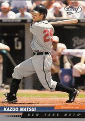 Kazuo Matsui #128 Baseball Cards 2005 Leaf Prices