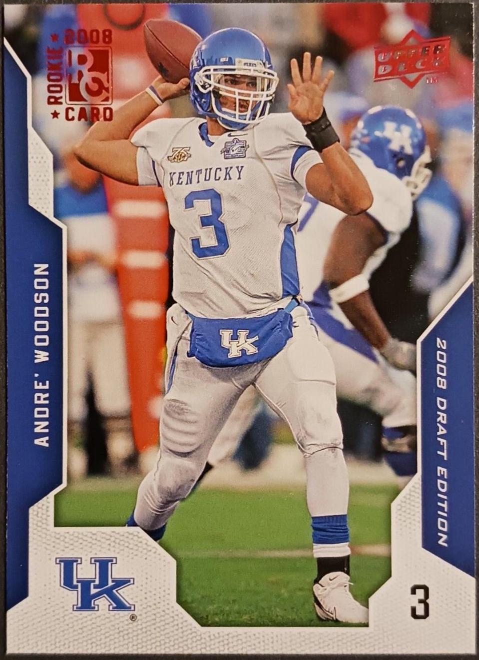 Andre Woodson #4 Football Cards 2008 Upper Deck Draft Edition