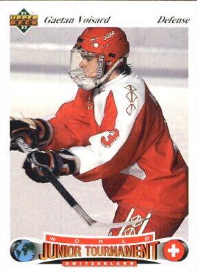 Gaetan Voisard #25 Hockey Cards 1991 Upper Deck Czech World Juniors