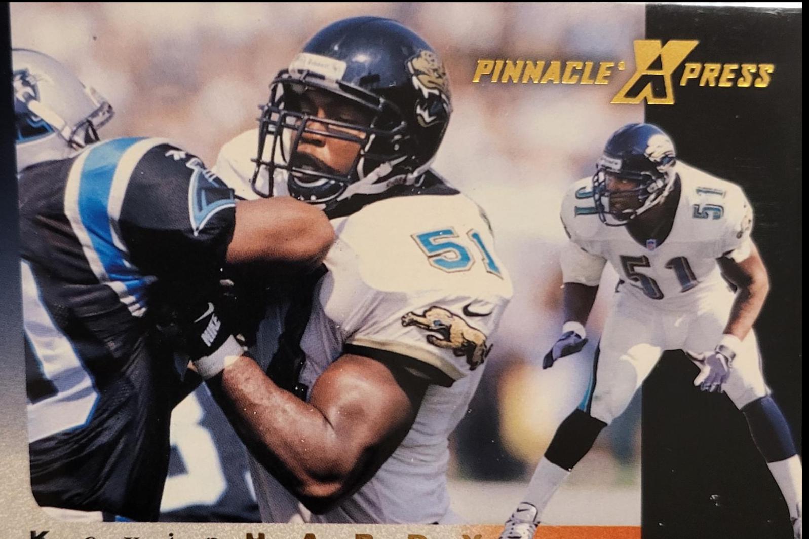 Kevin Hardy #51 Football Cards 1997 Pinnacle X Press