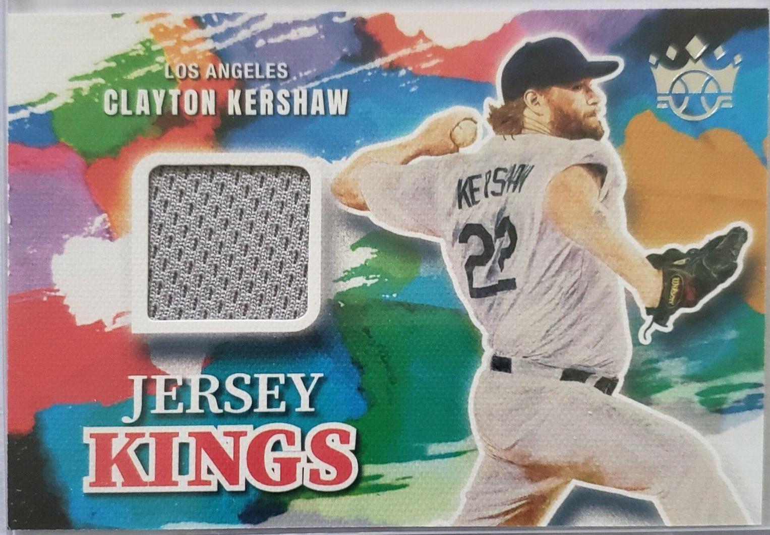 Clayton Kershaw #JK-CK Baseball Cards 2022 Panini Diamond Kings Jersey
