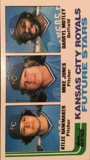 Royals Future Stars: Atlee Hammaker / Mike Jones / Darryl Motley