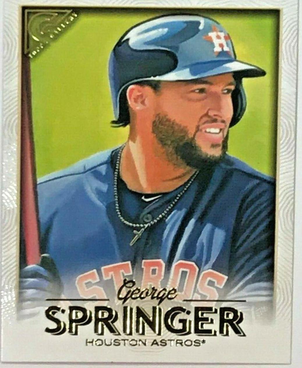 George Springer #2 Baseball Cards 2018 Topps Gallery