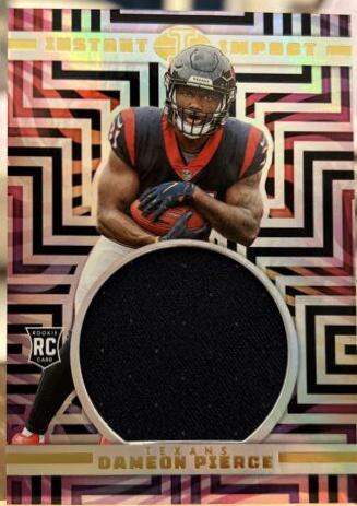 Dameon Pierce #II-DP Football Cards 2022 Panini Illusions Instant Impact