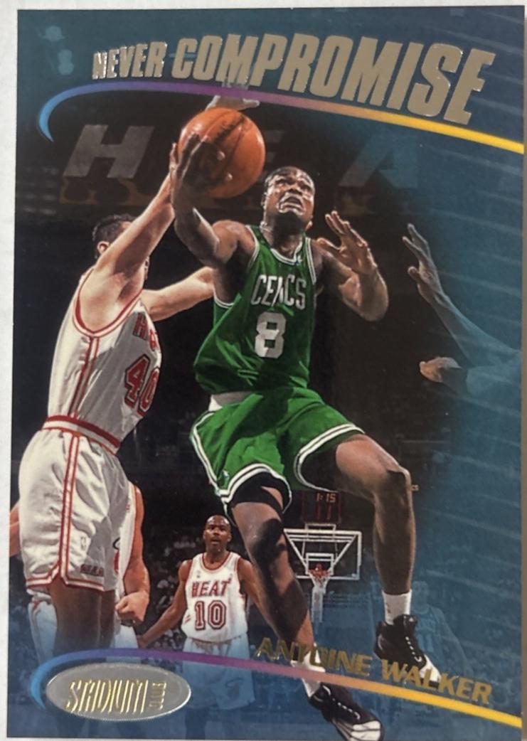 Antoine Walker #NC8 Basketball Cards 1998 Stadium Club Never Compromise