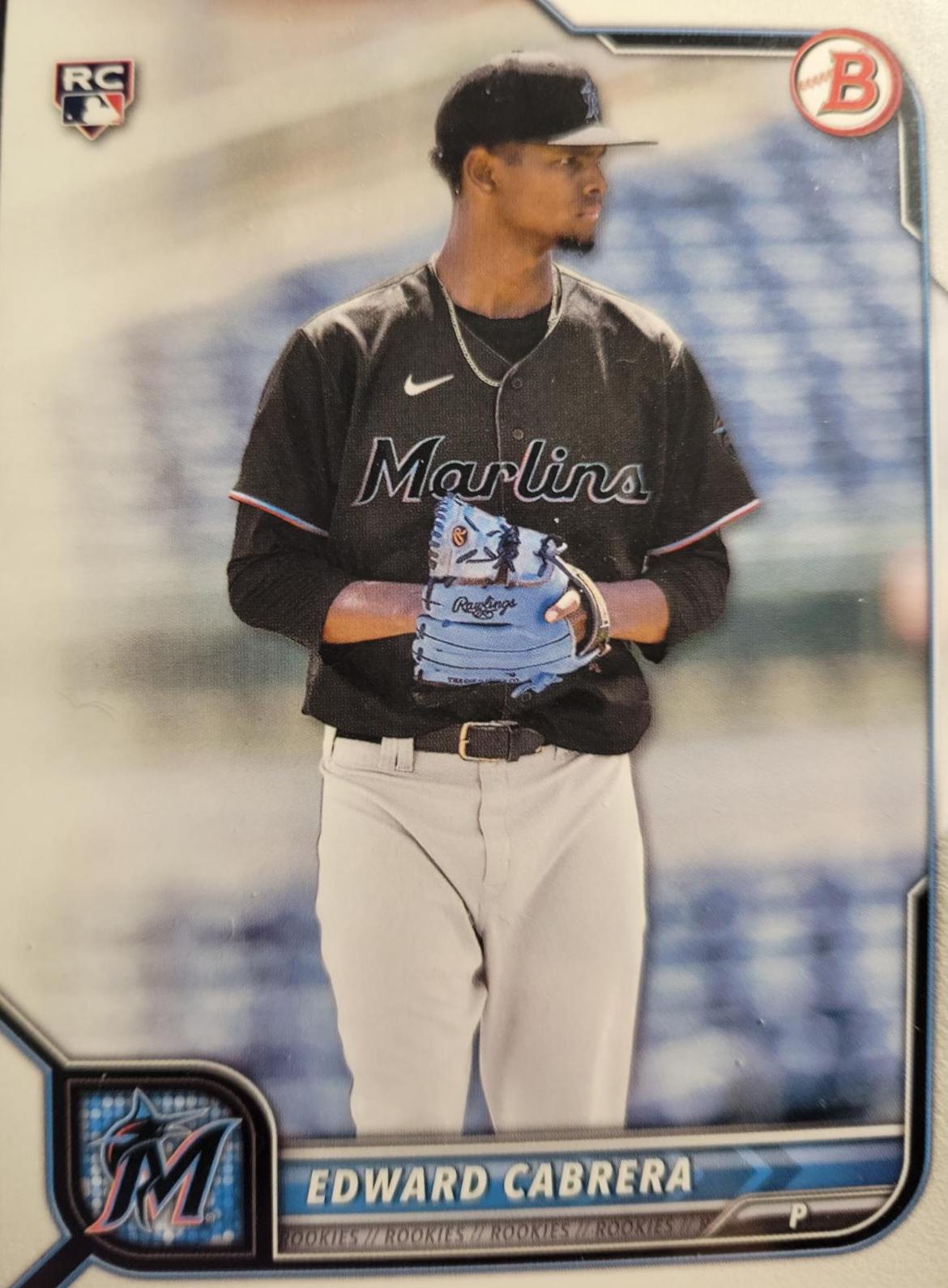 Edward Cabrera #78 Baseball Cards 2022 Bowman