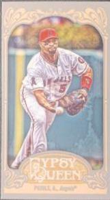 Albert Pujols [Mini Straight Cut Back] #333