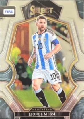 Lionel Messi #103 Soccer Cards 2022 Panini Select FIFA