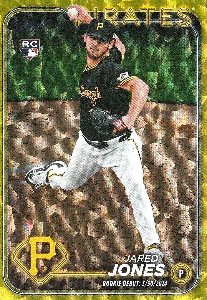 Jared Jones [Yellow Crackle Foilboard] #US95