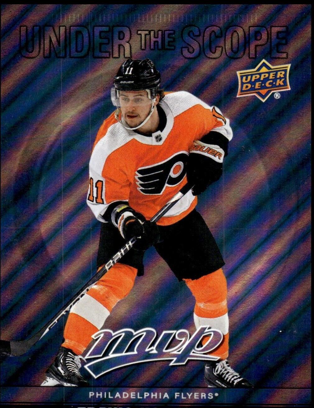 Travis Konecny #US-30 Hockey Cards 2024 Upper Deck MVP Under the Scope