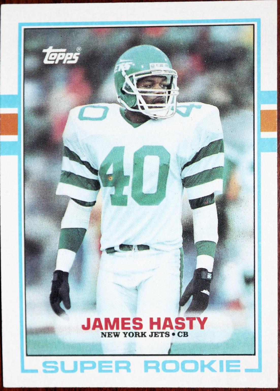 James Hasty #224 Football Cards 1989 Topps