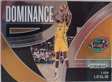 Lisa Leslie #9 Basketball Cards 2022 Panini Prizm WNBA Dominance