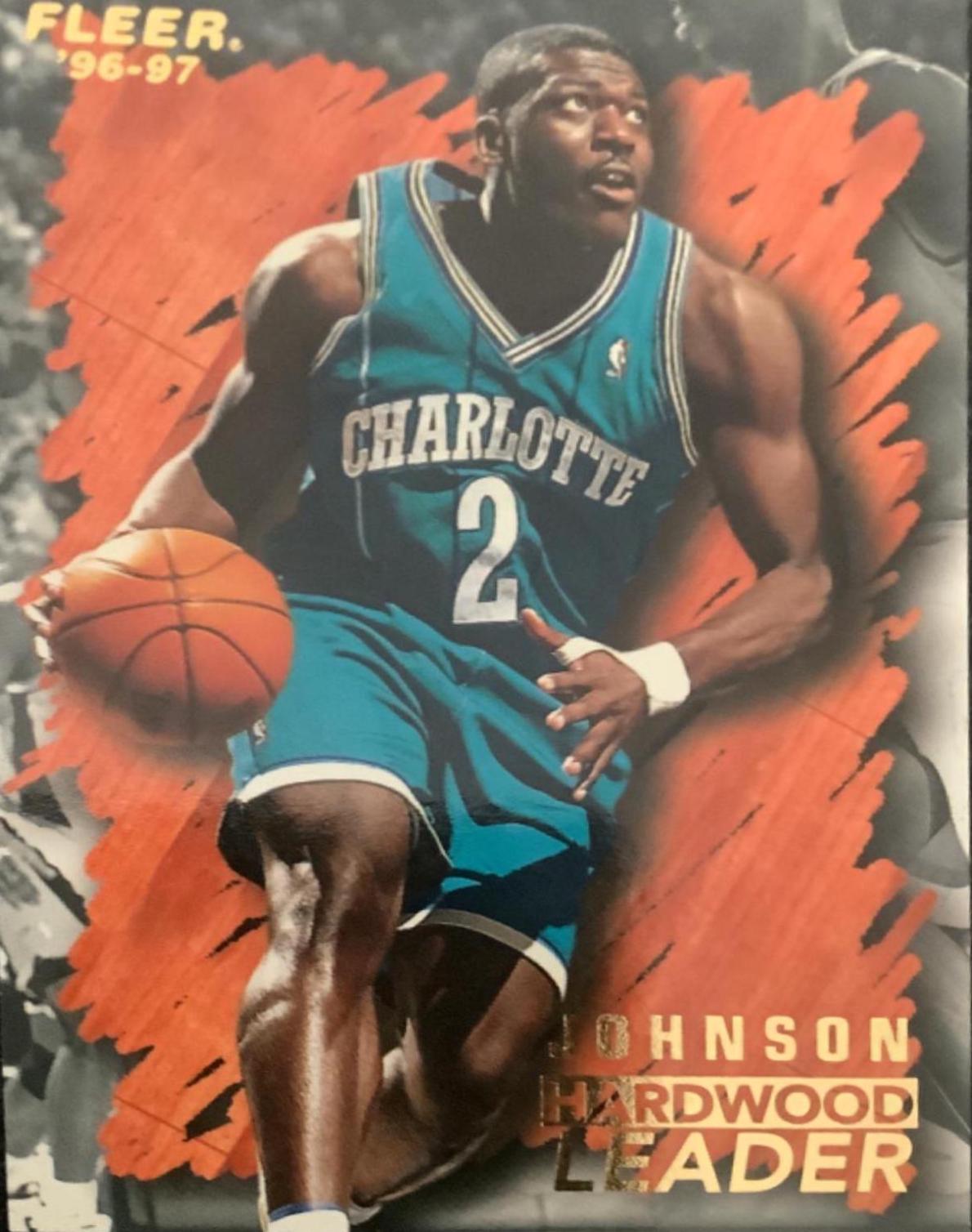Larry Johnson #122: Basketball Cards 1996 Fleer