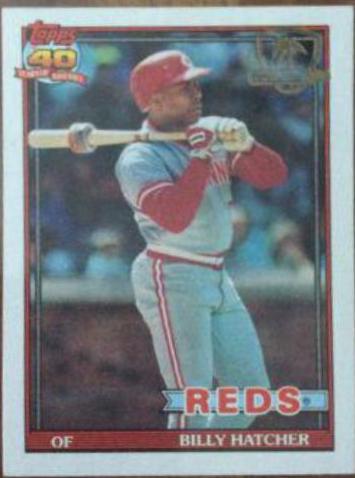 Billy Hatcher #604 Baseball Cards 1991 Topps Desert Shield