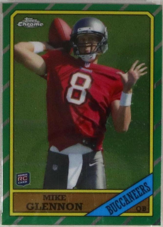 Mike Glennon #5 Football Cards 2013 Topps Chrome 1986 Insert