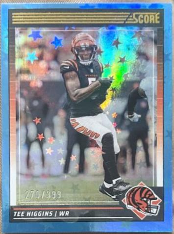 Tee Higgins [Stars] #58 Prices | 2024 Panini Score | Football Cards