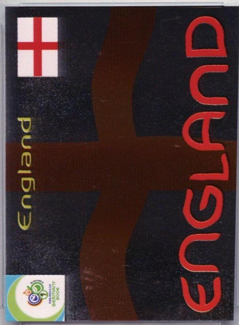 England #14 Soccer Cards 2006 Panini World Cup Germany