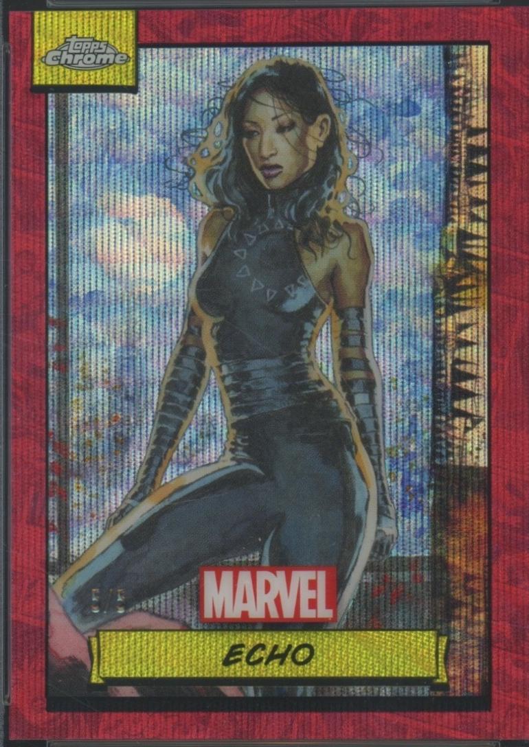 2024 Topps Chrome Echo [Red Wave] #130 card
