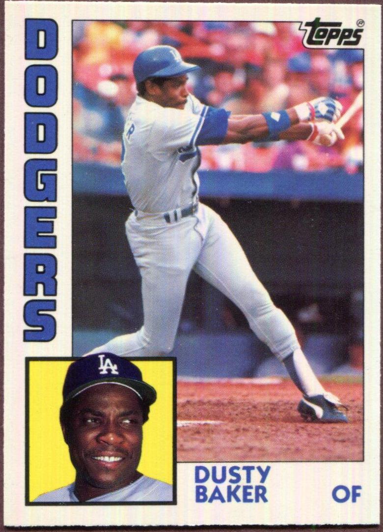 Dusty Baker #40 Baseball Cards 1984 Topps Tiffany