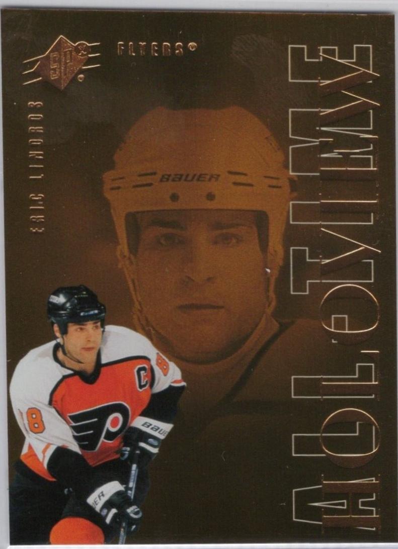 Eric Lindros #ATG-EL Hockey Cards 2024 SPx All-Time Holoview