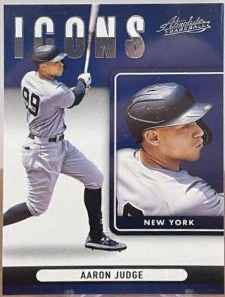 Aaron Judge #I-6 Baseball Cards 2022 Panini Absolute Icons