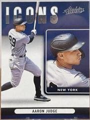 Aaron Judge #I-6 Baseball Cards 2022 Panini Absolute Icons Prices