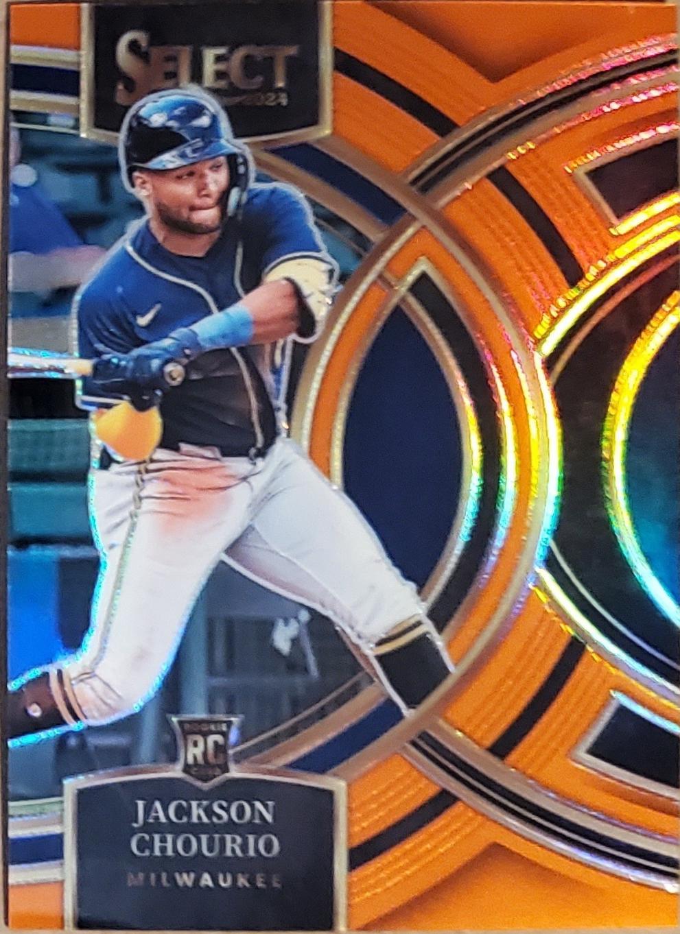 Jackson Chourio [Orange Prizm] #8 Prices | 2024 Panini Select