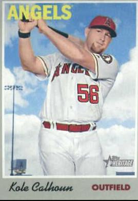 Kole Calhoun #4 Baseball Cards 2019 Topps Heritage
