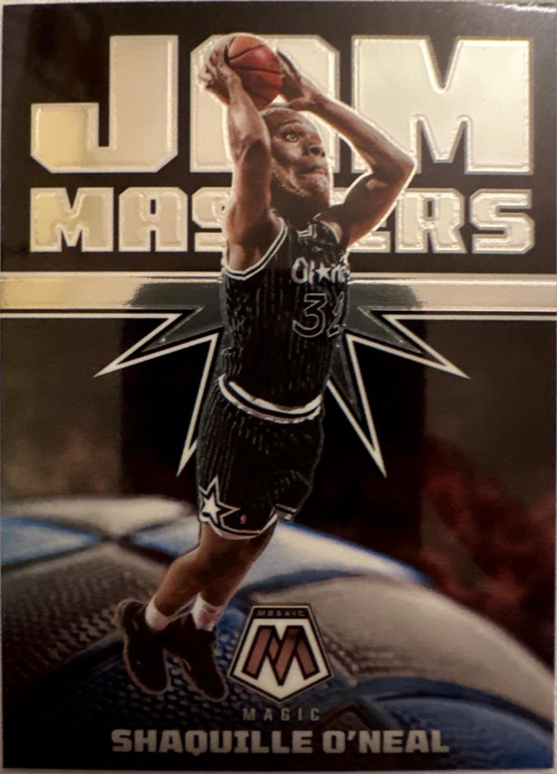 Shaquille O'Neal #13 Basketball Cards 2021 Panini Mosaic Jam Masters