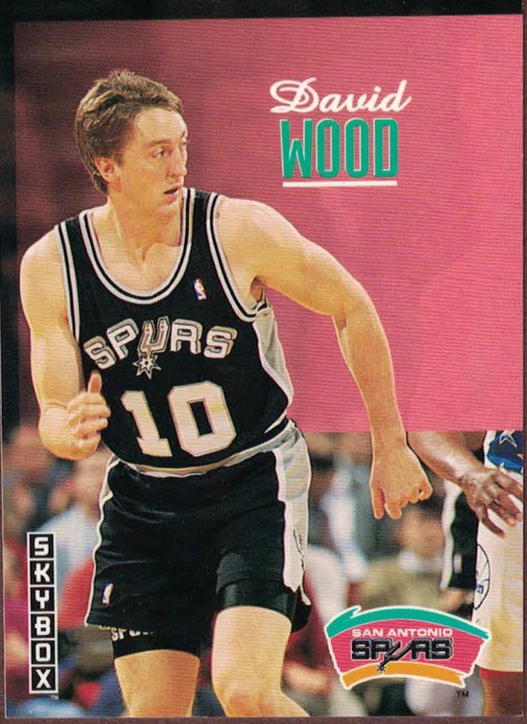 DAVID WOOD #346 Basketball Cards 1992 Skybox