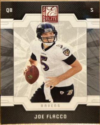 Joe Flacco #9 Football Cards 2009 Panini Donruss Elite