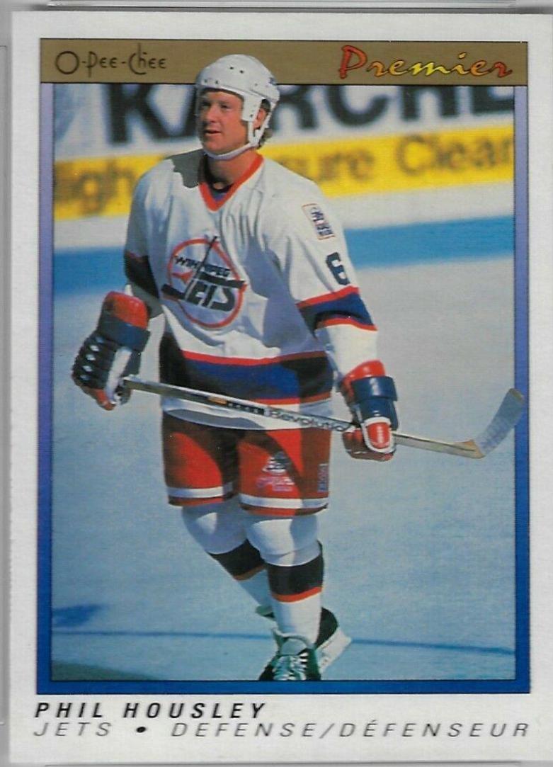 Phil Housley #45 Hockey Cards 1990 O-Pee-Chee Premier