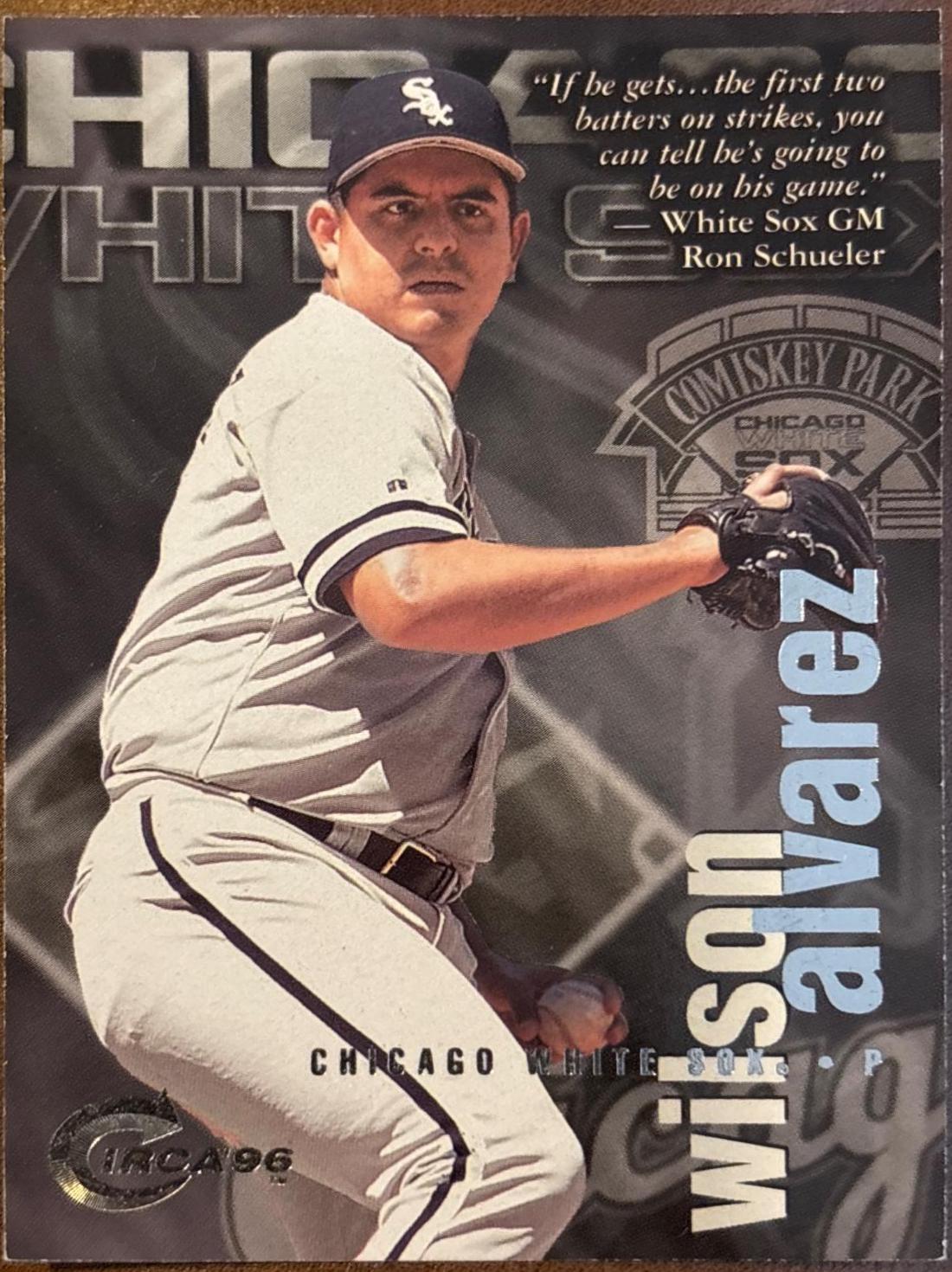 Wilson Alvarez #24 Baseball Cards 1996 Circa