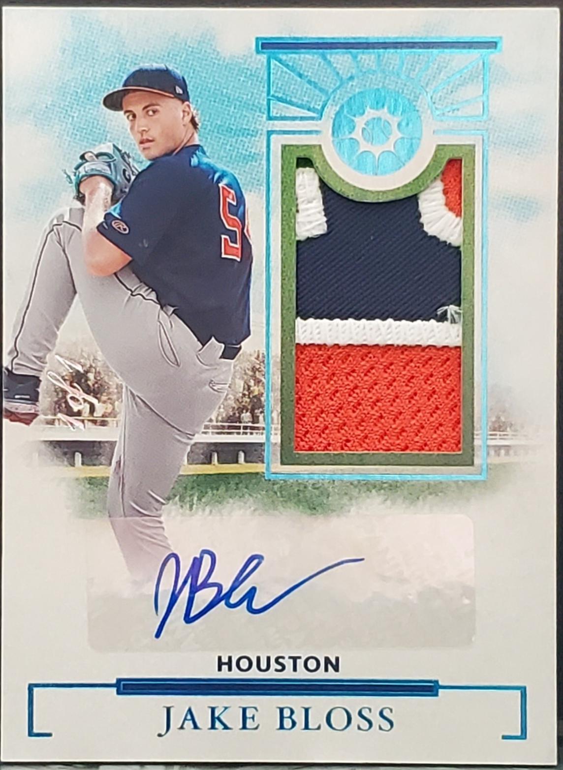 Jake Bloss #PMS-JB Baseball Cards 2024 Panini Boys of Summer Prospect Material Signature
